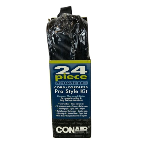 Conair Pro Style 24-Piece Rechargeable Cord/Cordless Grooming Kit Vintage 2005 - Picture 2 of 6